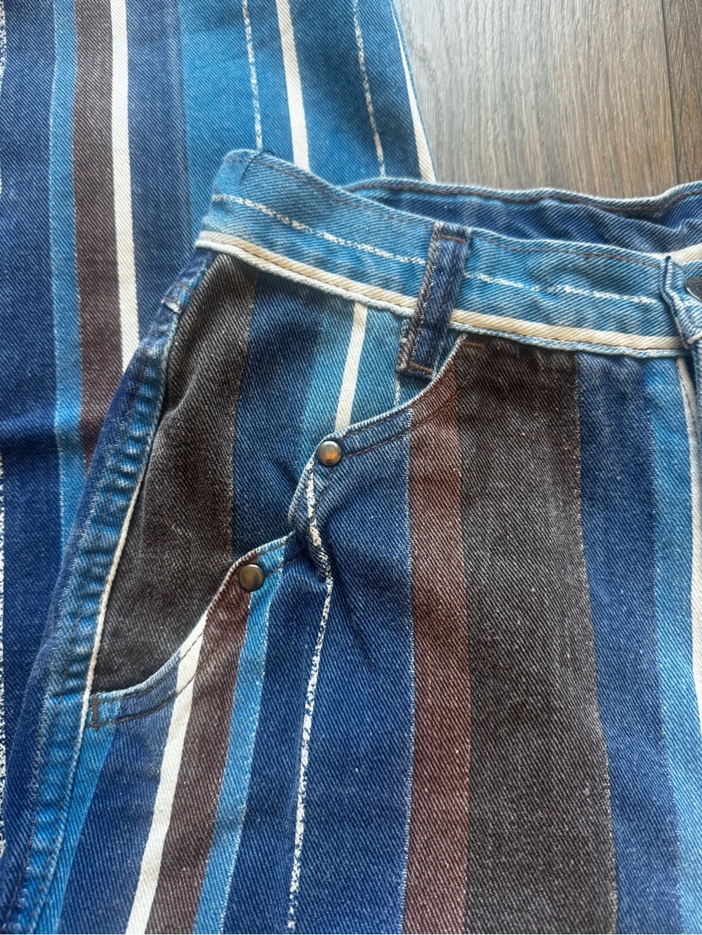 Western Vintage Stripe Rocky Mountain Jeans